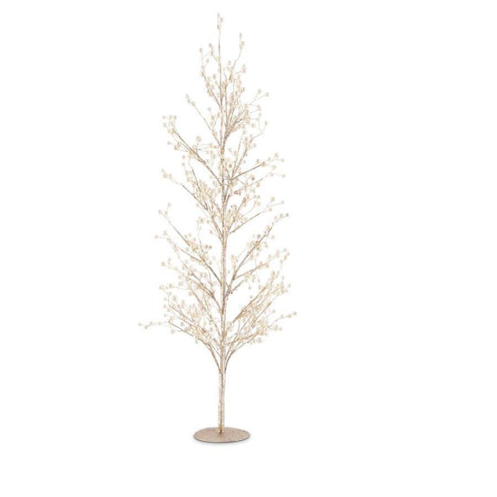 Glittered Twig Tree with Pearl by K & K Interiors