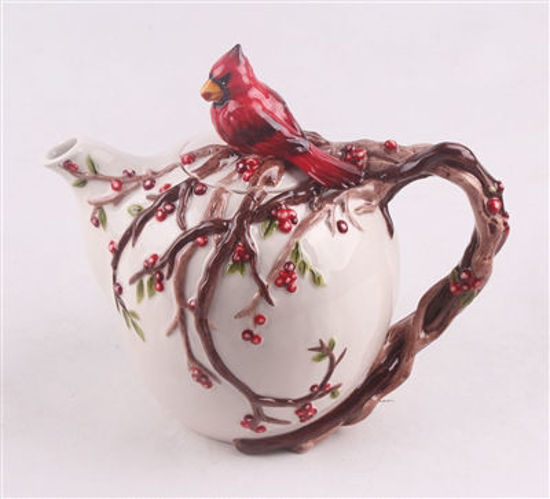 Cardinal Teapot by Blue Sky Clayworks