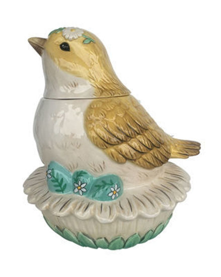 Bird Cookie Jar by Blue Sky Clayworks