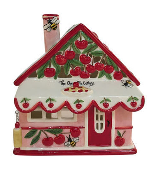 Cherry Pie Cottage Candle House by Blue Sky Clayworks