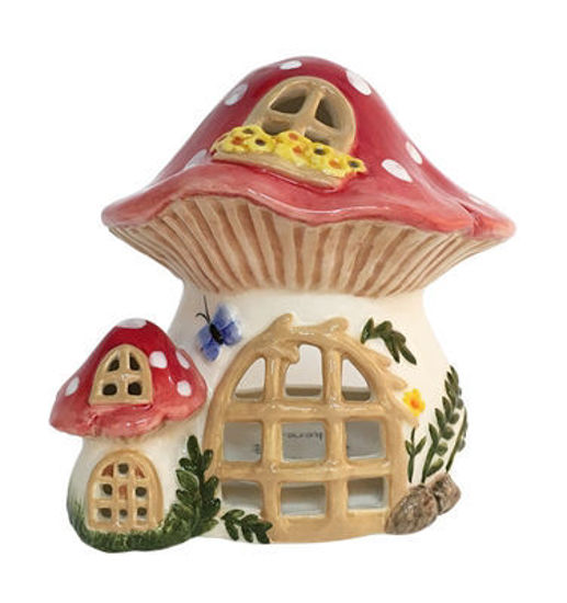 Nesting Mushroom Candle House by Blue Sky Clayworks