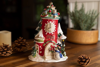 Village Christmas Shop Candle House by Blue Sky Clayworks