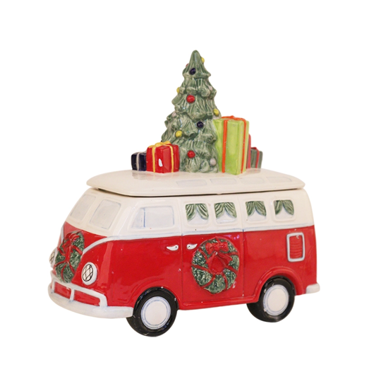 Christmas Van Cookie Jar by Blue Sky Clayworks