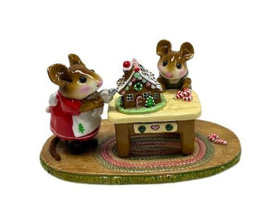 Home Sweet Home M-227 (Red Dress/Floor Base) by Wee Forest Folk®