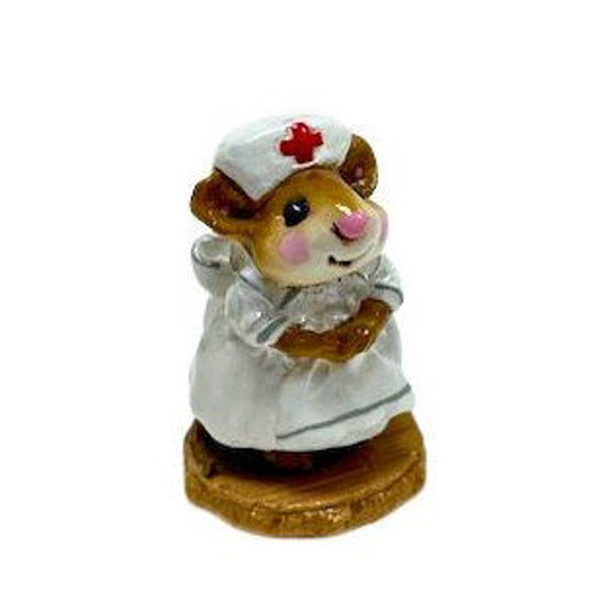Mousey Nurse M-095 (White) by Wee Forest Folk®