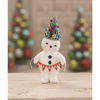 Retro Merry Snowman With Tree by Bethany Lowe