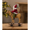 Santa Riding Horse Pull Toy by Bethany Lowe