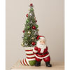 Retro Santa Pulling Stocking by Bethany Lowe