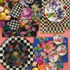 Courtly Check Cork Back Placemats, Set of 4 by MacKenzie-Childs