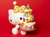 Hello Kitty 50th Anniversary Holding Cake Figurine by Blue Sky Clayworks