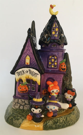 Hello Kitty and Friends Trick or Treat Candle House by Blue Sky Clayworks