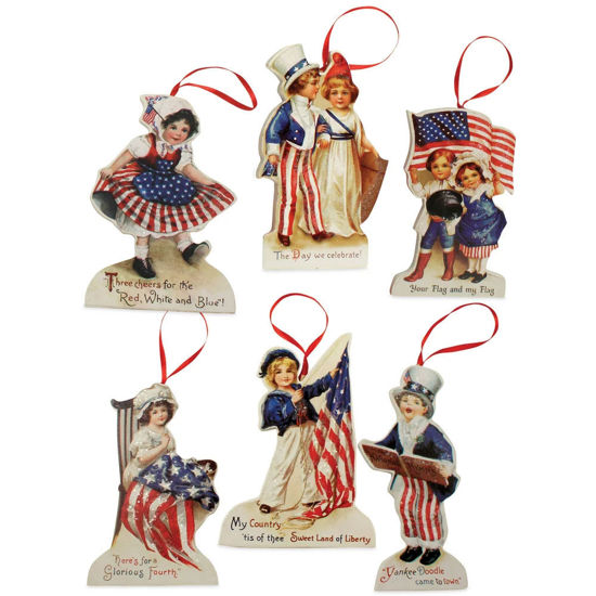 Americana Die Cut Ornament Set by Bethany Lowe