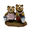 Blueberry Bears BR-01 (Ceramic Base) by Wee Forest Folk®