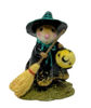 Little Witch with Lantern M-583sw (Moon Gold Glitter) by Wee Forest Folk®