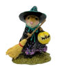 Little Witch with Lantern M-583sw (Bat Purple Glitter) by Wee Forest Folk®