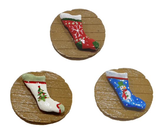 Mini Christmas Stocking 027 (Assorted) by Wee Forest Folk®