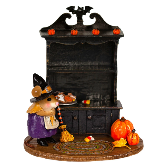 Collector's Halloween Curio M-674b (Purple Empty) By Wee Forest Folk®