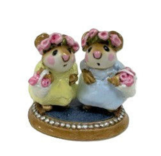 The Flower Girls (Yellow & Blue) C-04 by Wee Forest Folk®