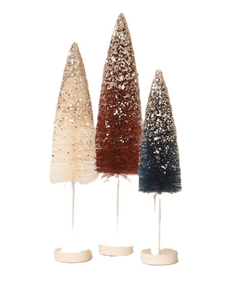 Bethany Lowe Firework Bottle Brush Trees