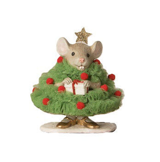 Jolly Tree Pixie Mouse by Bethany Lowe