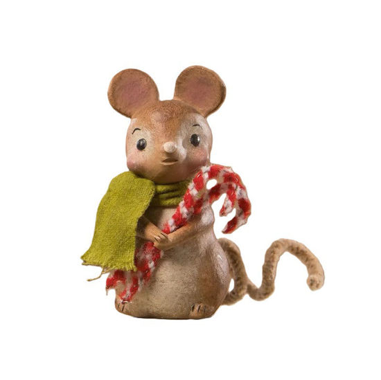 Little Mouse with Candy Canes by Bethany Lowe
