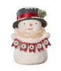 Peace Snowman with Top Hat by Bethany Lowe