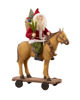 Santa Riding Horse Pull Toy by Bethany Lowe