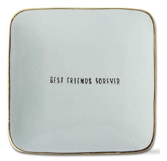 Best Friends Forever Trinket Plate by Tag