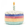 Amuseable Rainbow Birthday Cake (Medium) by Jellycat