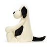 Bashful Black & Cream Puppy (Giant) by Jellycat