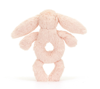 Bashful Blush Bunny Ring Rattle by Jellycat