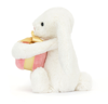 Bashful Bunny with Present (Little) by Jellycat